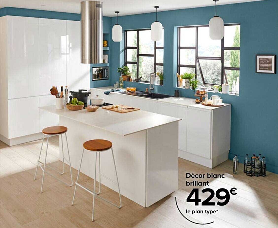 décor blanc brillant