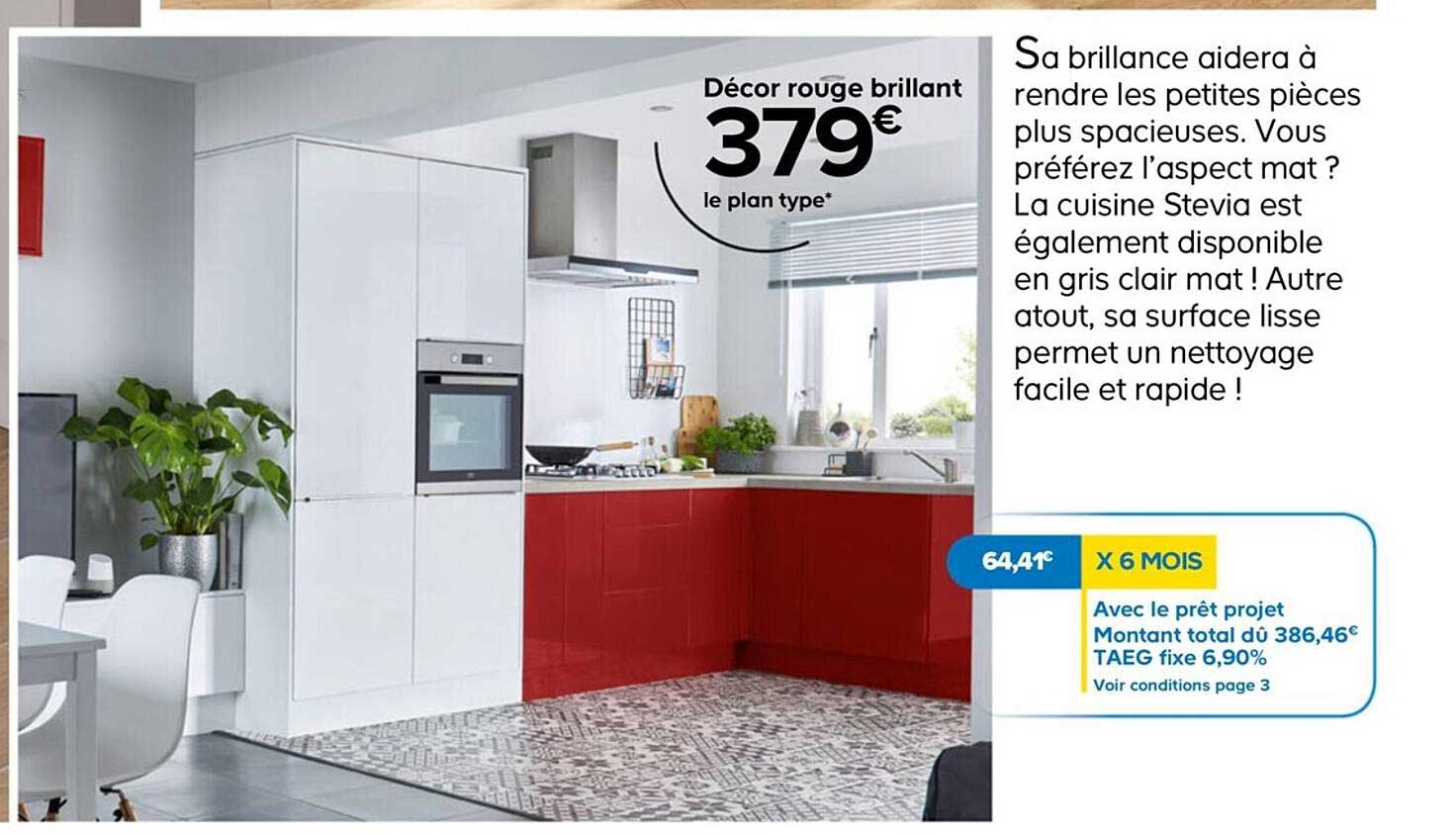 décor rouge brillant