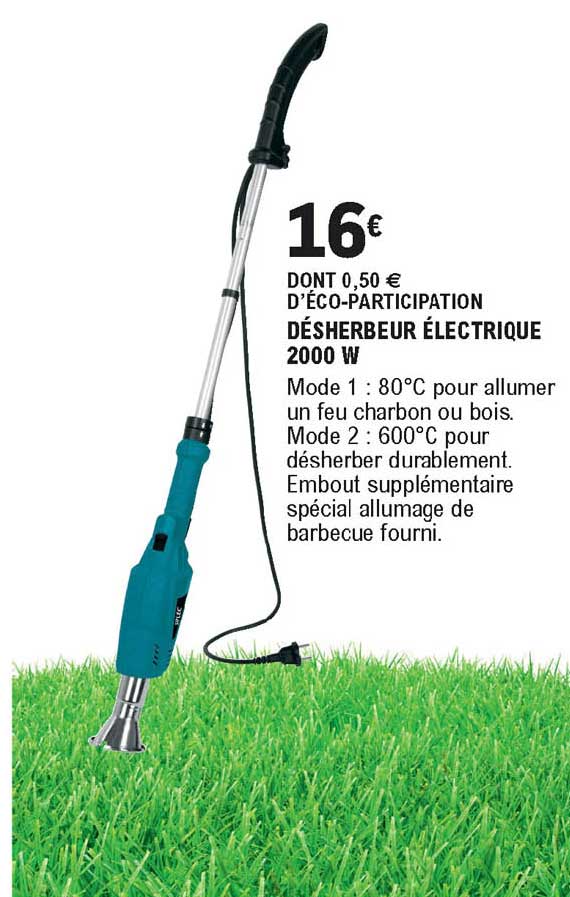 Désherbeur électrique 2000 W