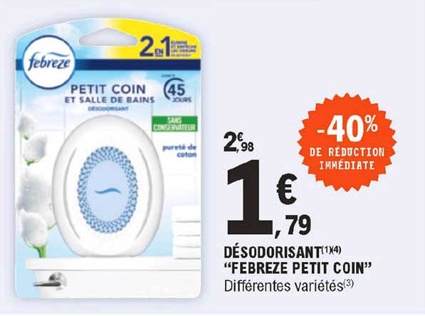 Désodorisant Febreze Petit Coin