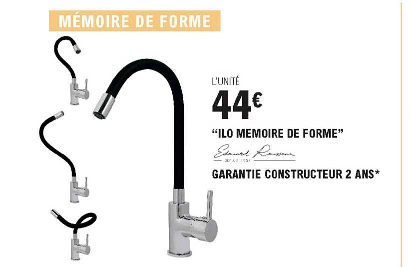 edouard rousseau  "ilo mémoire de forme"