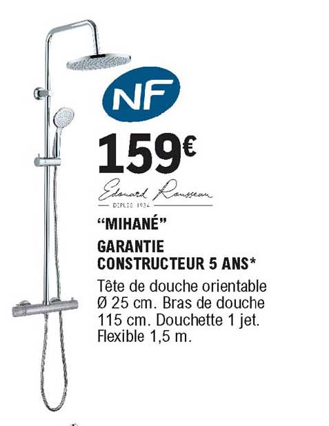 edouard rousseau tête de douche mihané