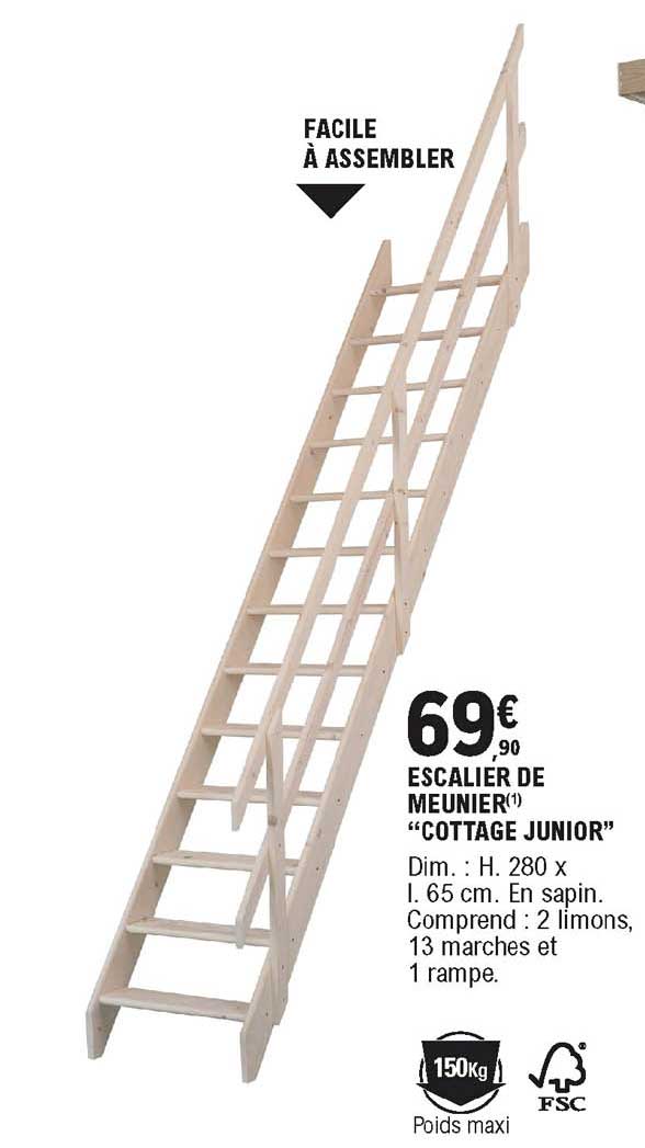 escalier de meunier "cottage junior"