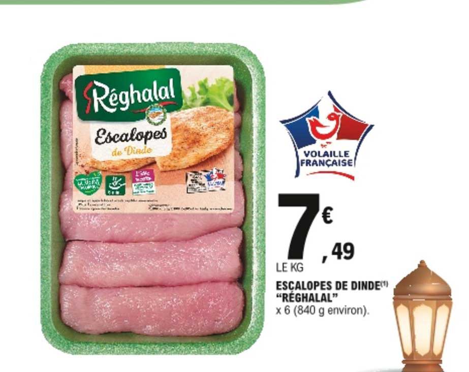 Escalopes De Dinde "réghalal"