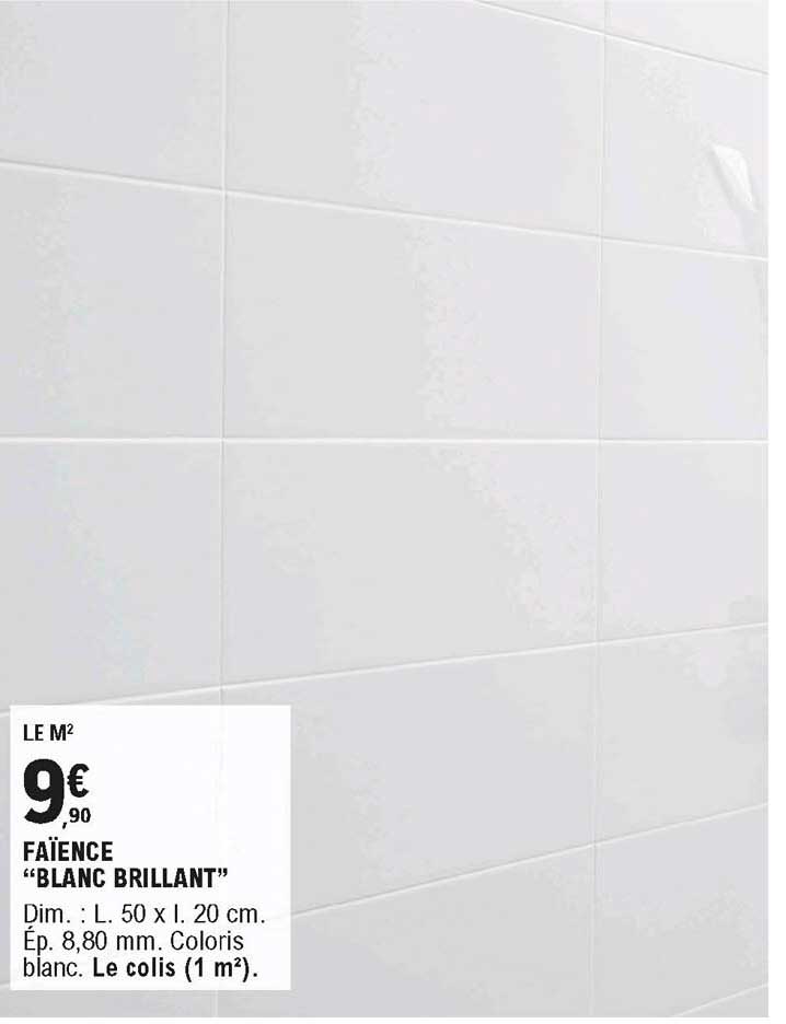 faïence "blanc brillant"