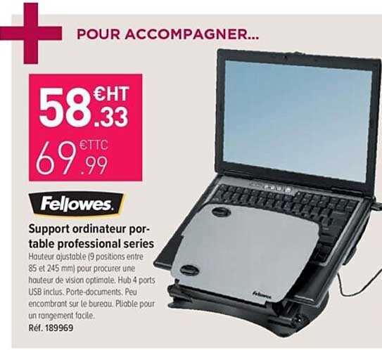 Fellowes Support Ordinateur Portable Professional Series