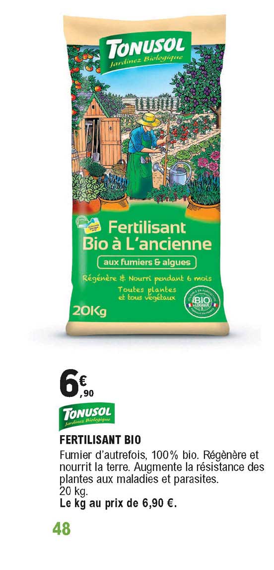 fertilisant bio tonusol
