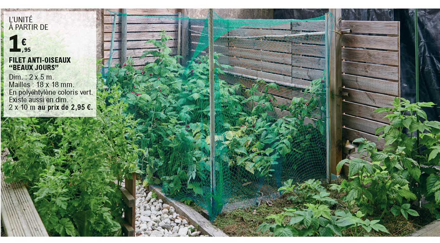 filet anti-oiseaux beaux jours
