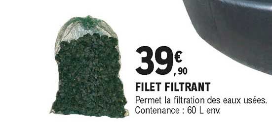 filet filtrant