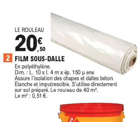 film sous-dalle