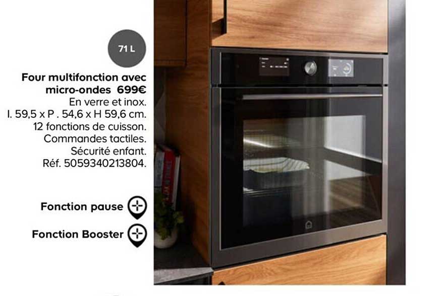 four multifonction avec micro-ondes