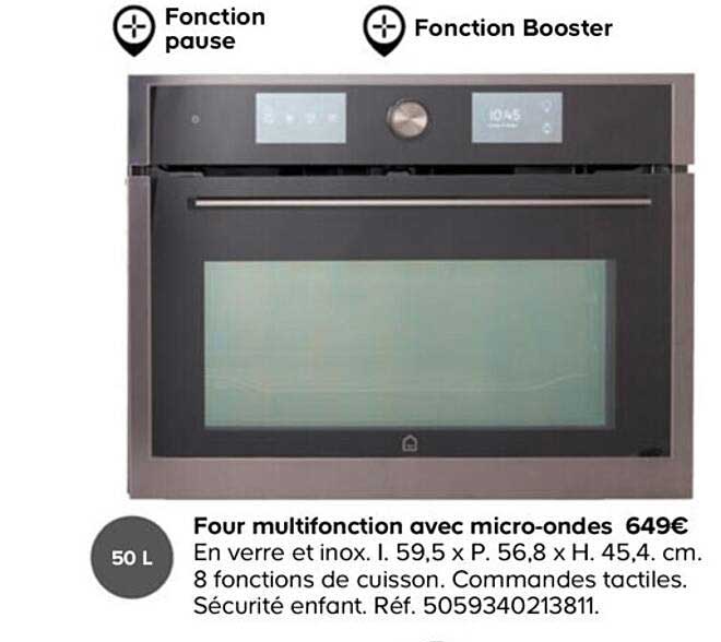 four multifonction avec micro-ondes