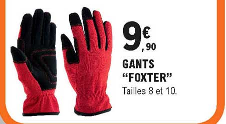 Gants "foxter"
