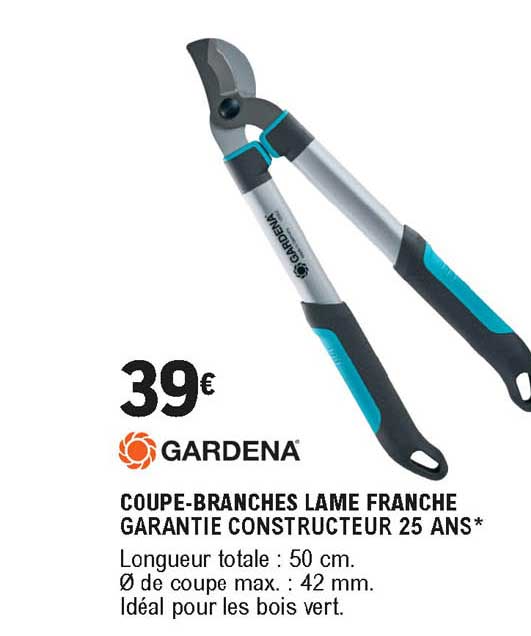 gardena coupe-branches lame franche