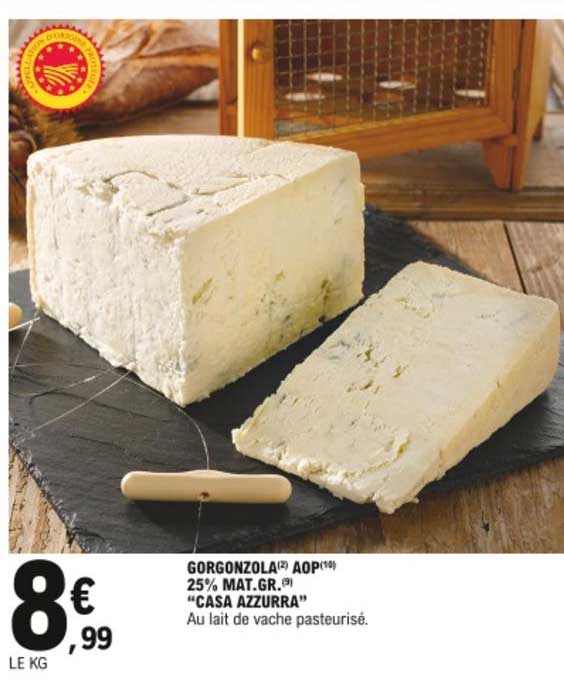 gorgonzola aop 25% mat. gr. "casa azzurra"