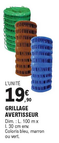 grillage avertisseur