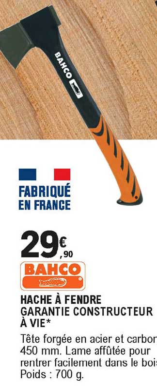 Hache à Fendre Bahco