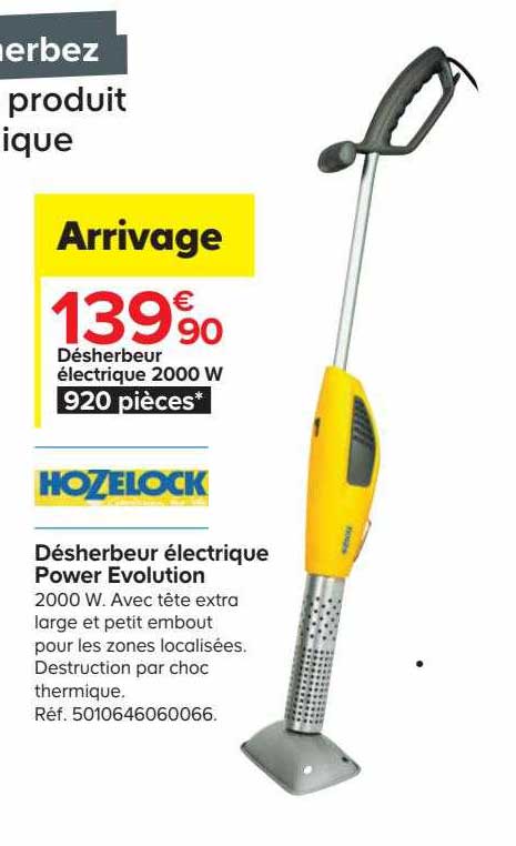 hozelock désherbeur électrique power evolution
