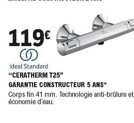 ideal standard ceratherm t25