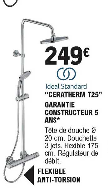Ideal Standard Tête De Douche Ceratherm T25
