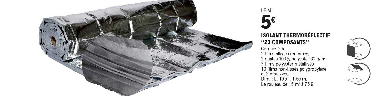 isolant hermoréflectif "23 composants"