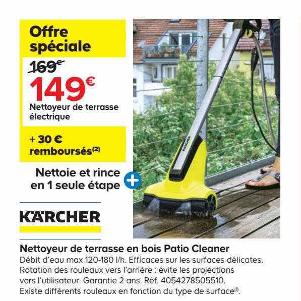Kärcher Nettoyeur De Terrasse En Bois Patio Cleaner