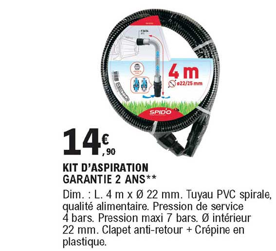 kit d'aspiration