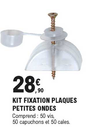 kit fixation plaques petites ondes