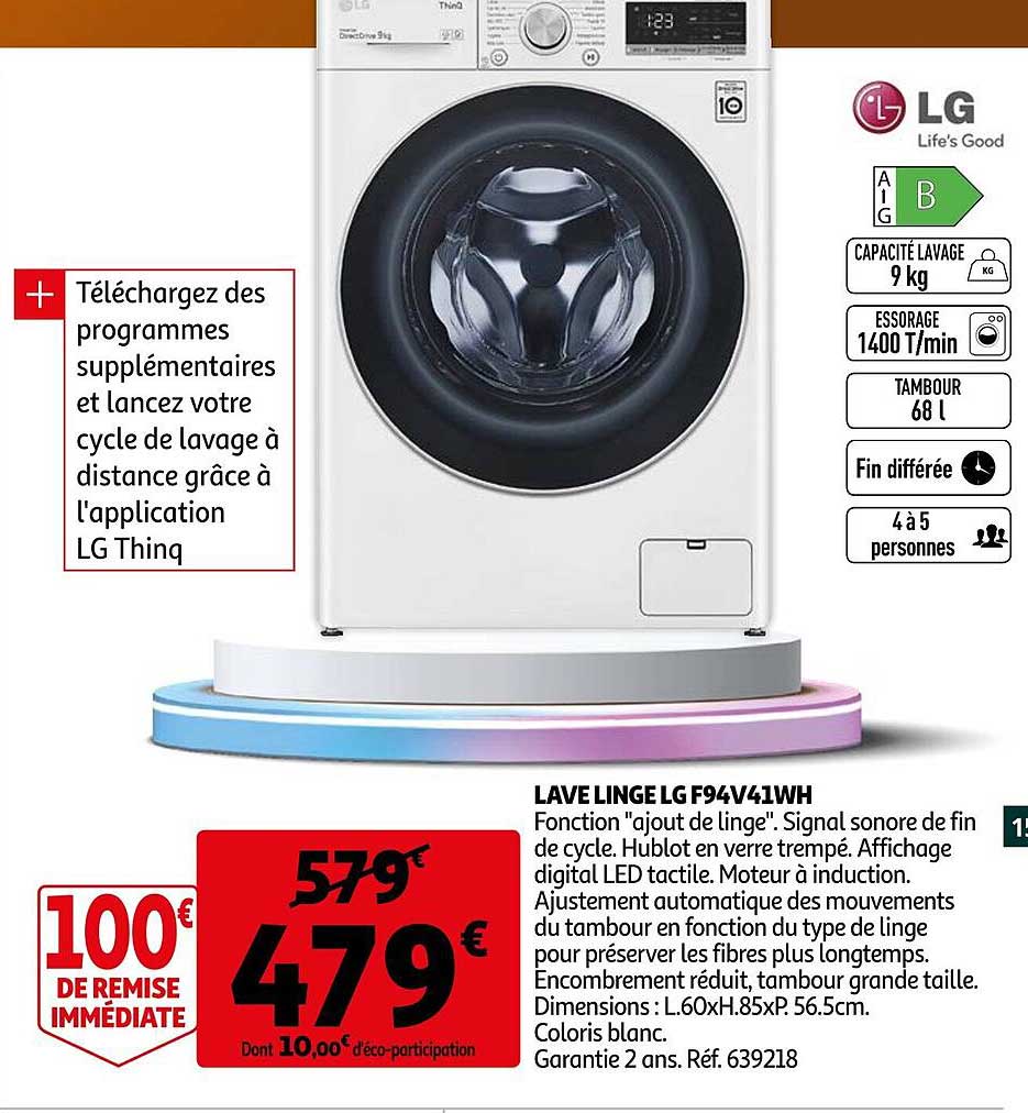 lave ling lg f94v41wh