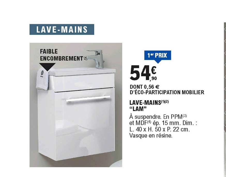 lave-mains "lam"