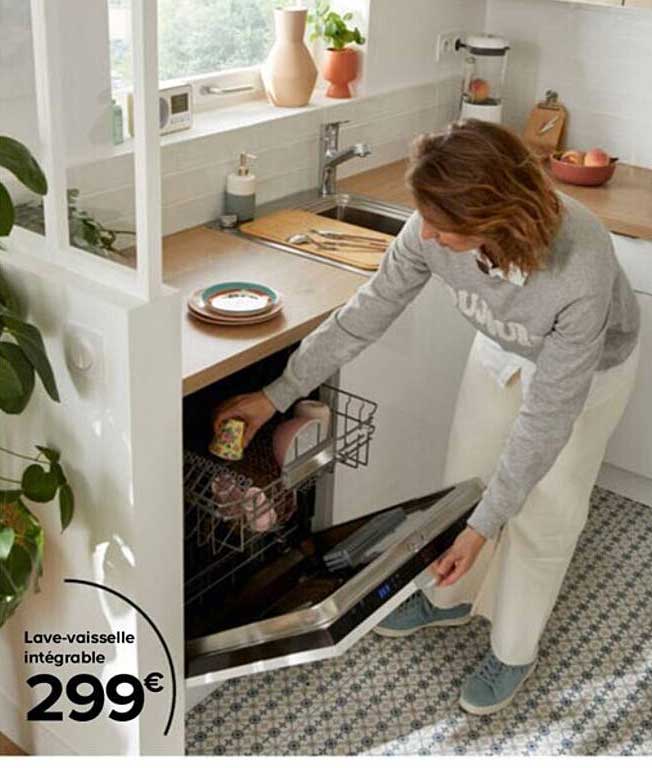 lave-vaisselle intégrable