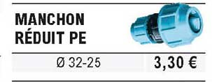 manchon réduit pe