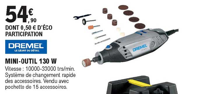 Mini - Outil 130 W Dremel