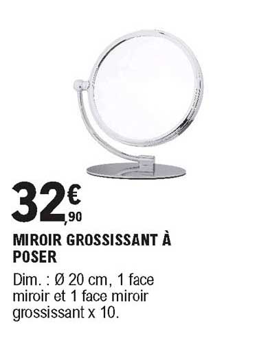 miroir grossissant à poser
