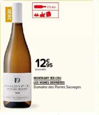 montagny 1er cru les vignes derrières domaine des pierres sauvages