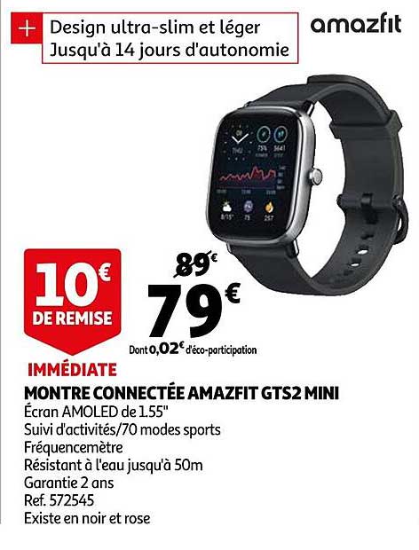 Montre Connectée Amazfit Gts2 Mini