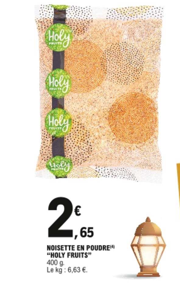 noisette en poudre holy fruits