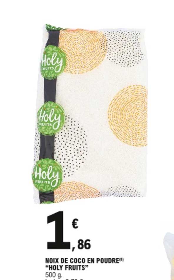 noix de coco en poudre holy fruits