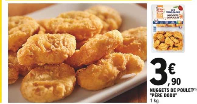 nuggets de poulet père dodu