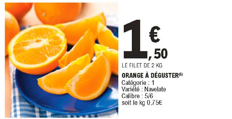 orange à déguster