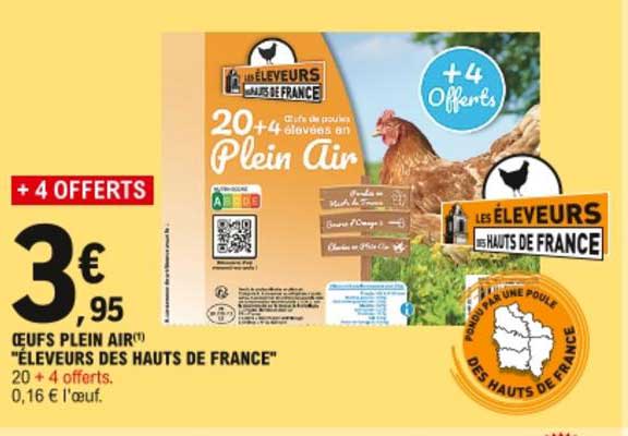 œufs plein air éleveurs des hauts de france