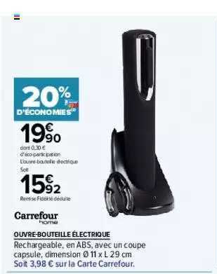 ouvre-bouteille électrique