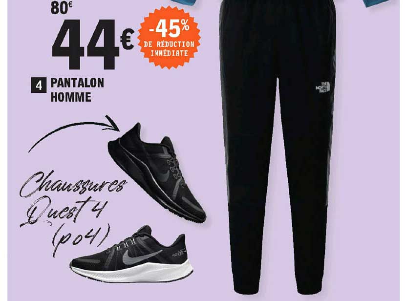 pantalon homme the north face