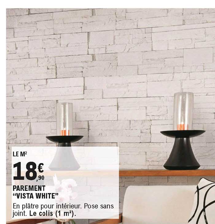 parement "vista white"