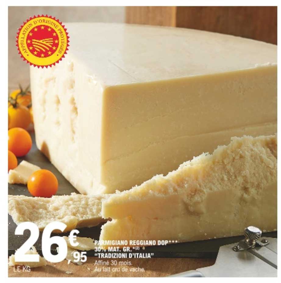 parmigiano reggiano dop 30% mat. gr. tradizioni d'italia
