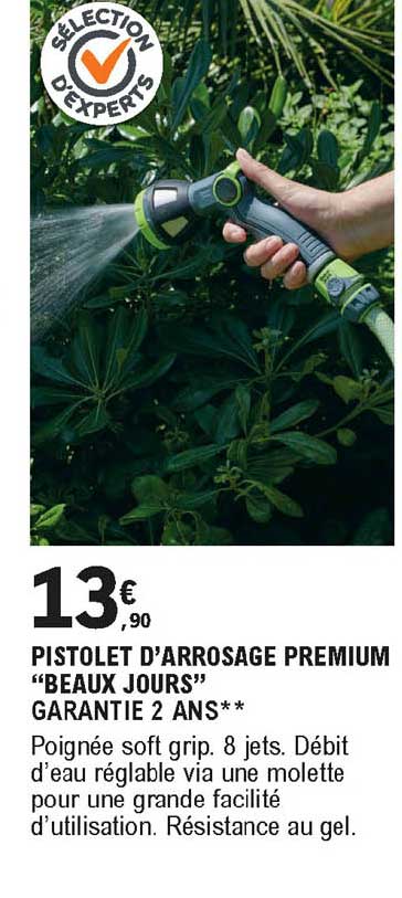 pistolet d'arrosage premium beaux jours