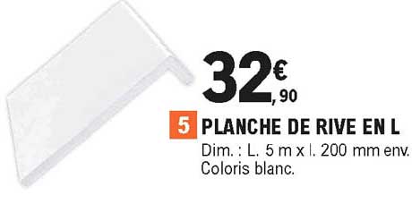 planche de rive en l