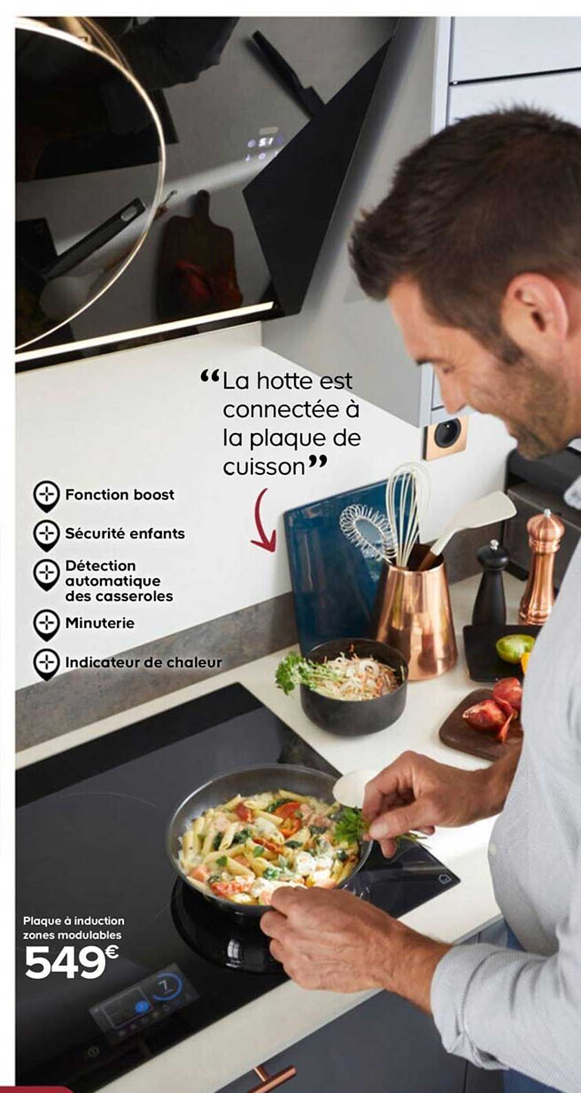 plaque à induction zones modulables