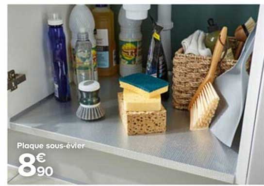 plaque sous-évier