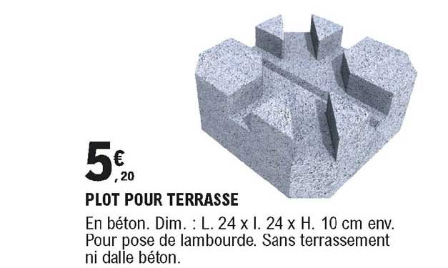 plot pour terrasse